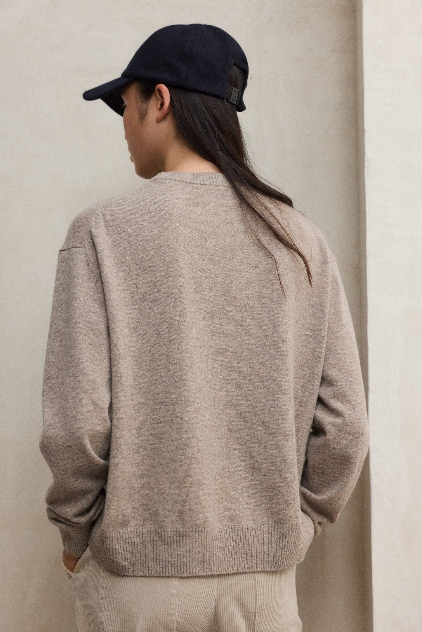 BEIGE COSMOS SWEATER