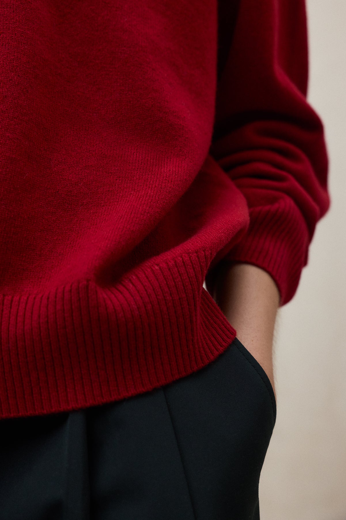 RED COSMOS SWEATER