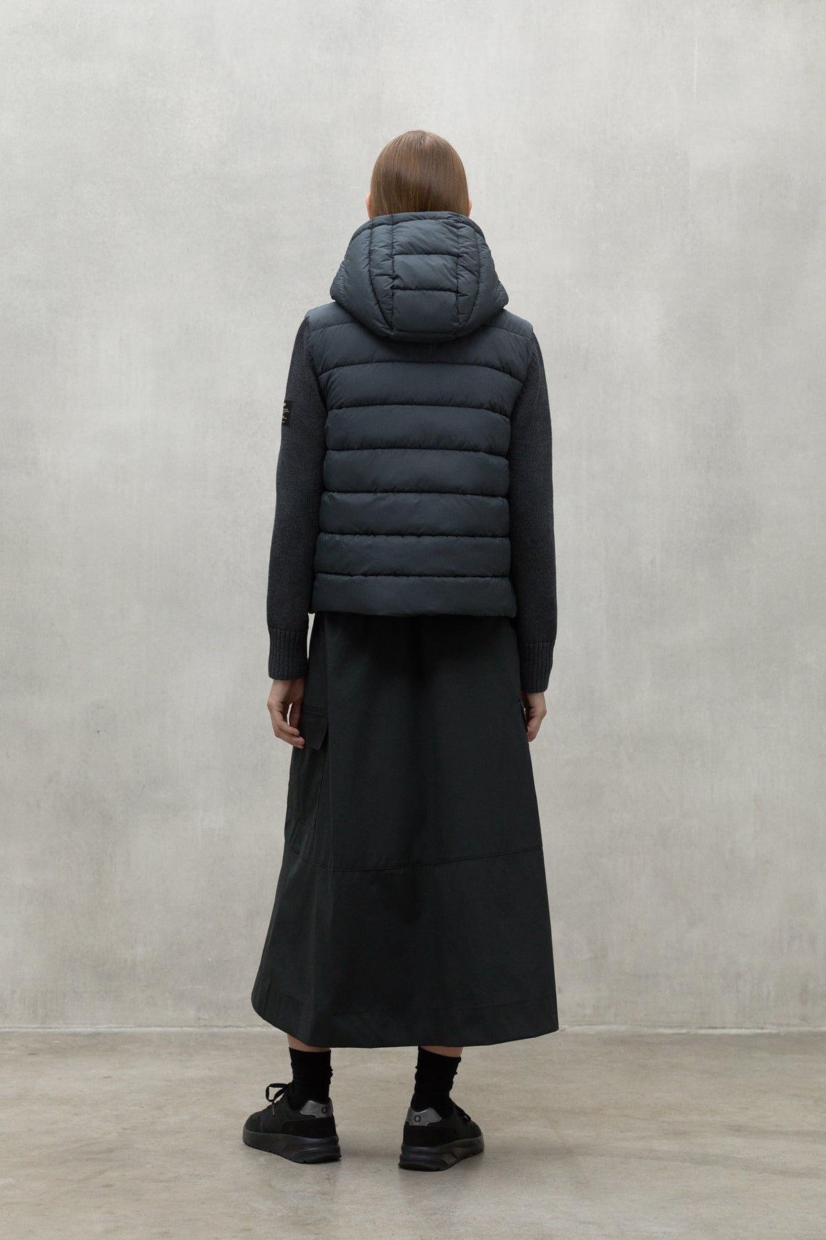 DARK GREY DENALI KNITTED JACKET