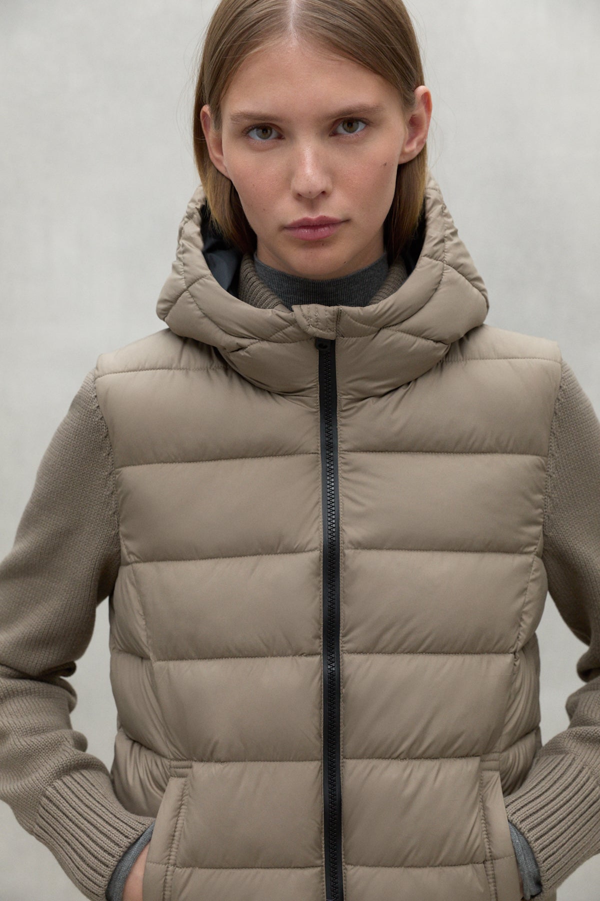 BROWN DENALI KNITTED JACKET