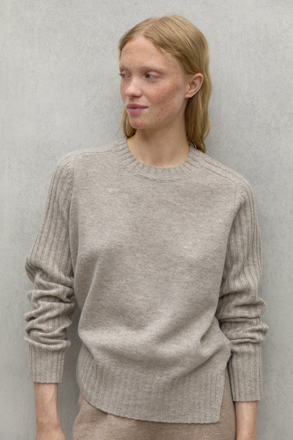 PULLOVER EUCALIPTO BEIGE