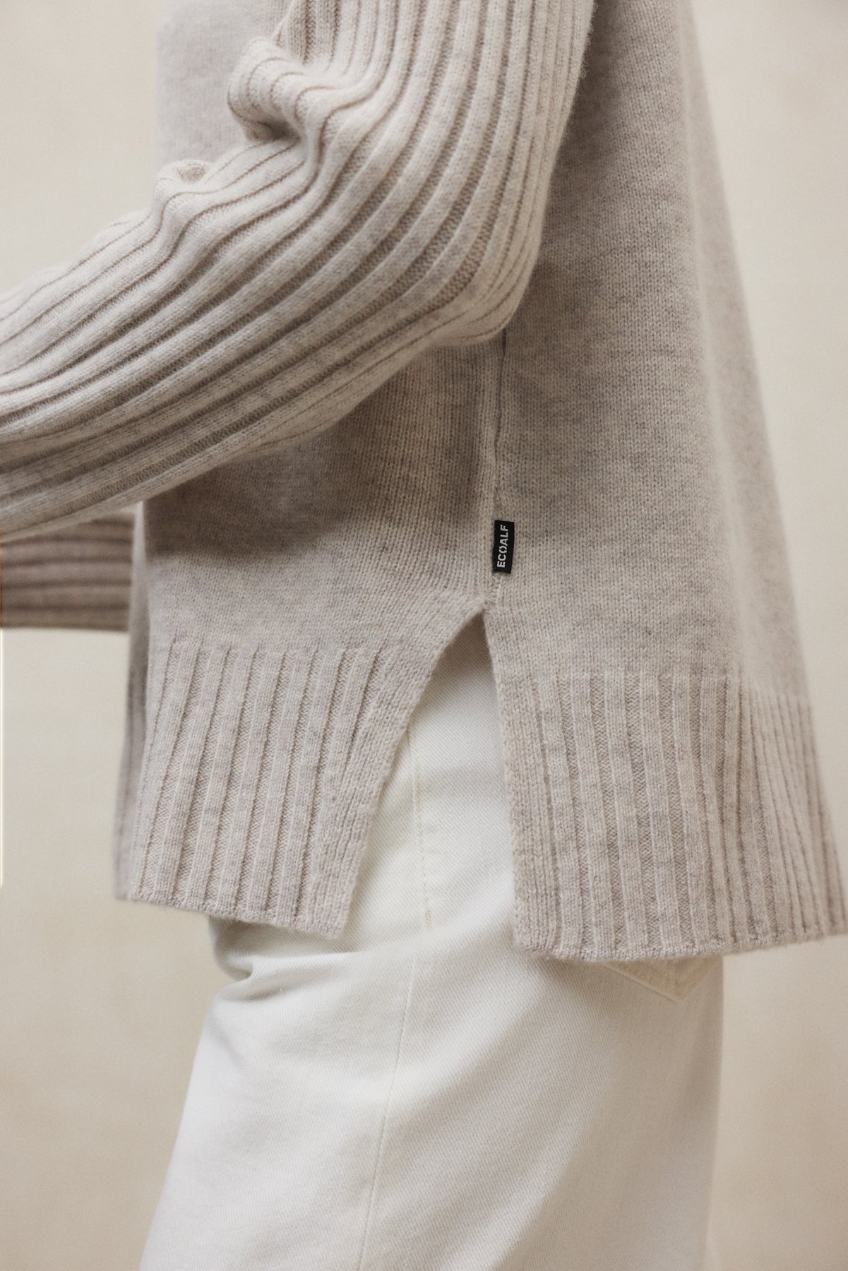 MAGLIONE EUCALIPTO BEIGE