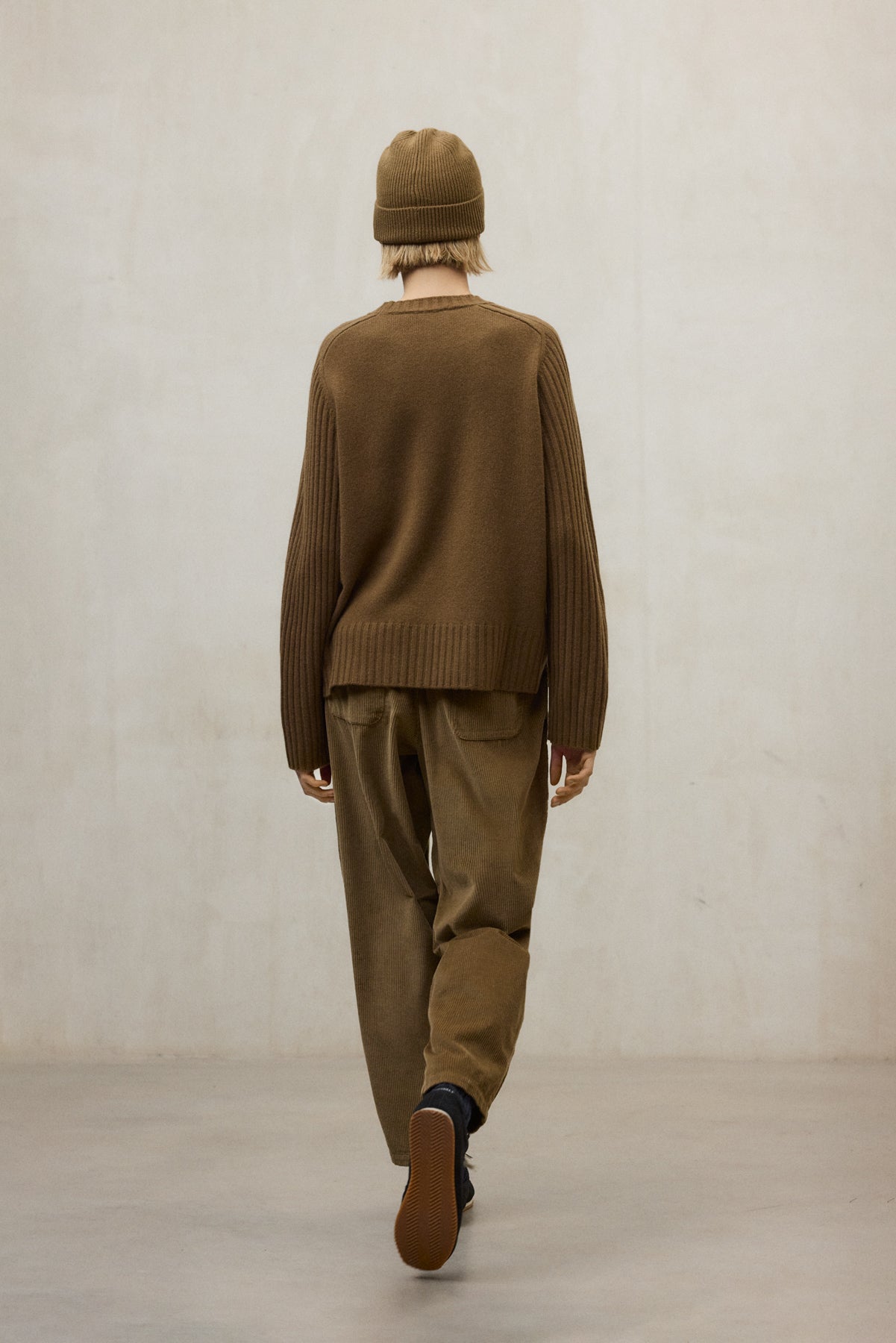 MAGLIONE EUCALIPTO MARRONE