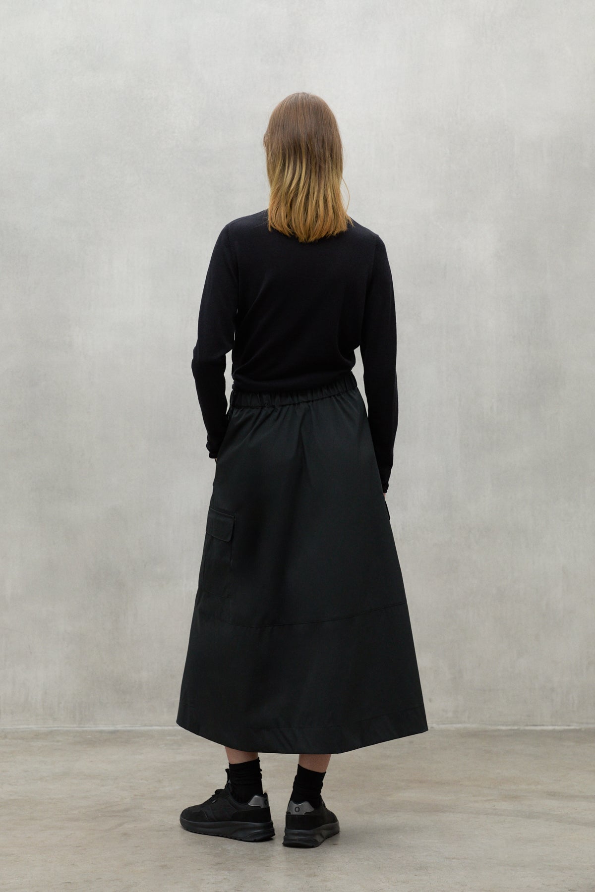 JUMPER COLLAR FAYA BLACK