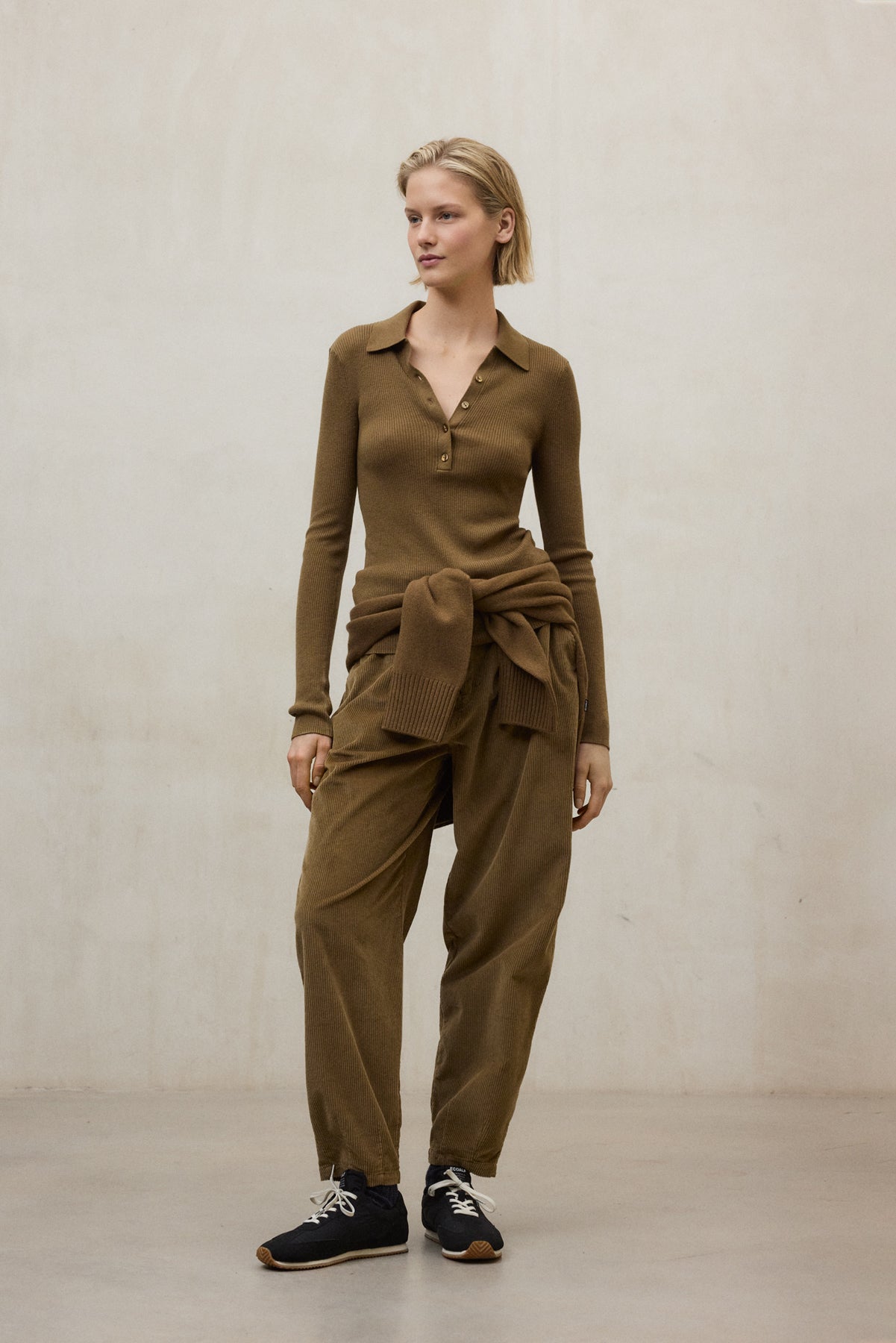 BROWN GENTIA SWEATER