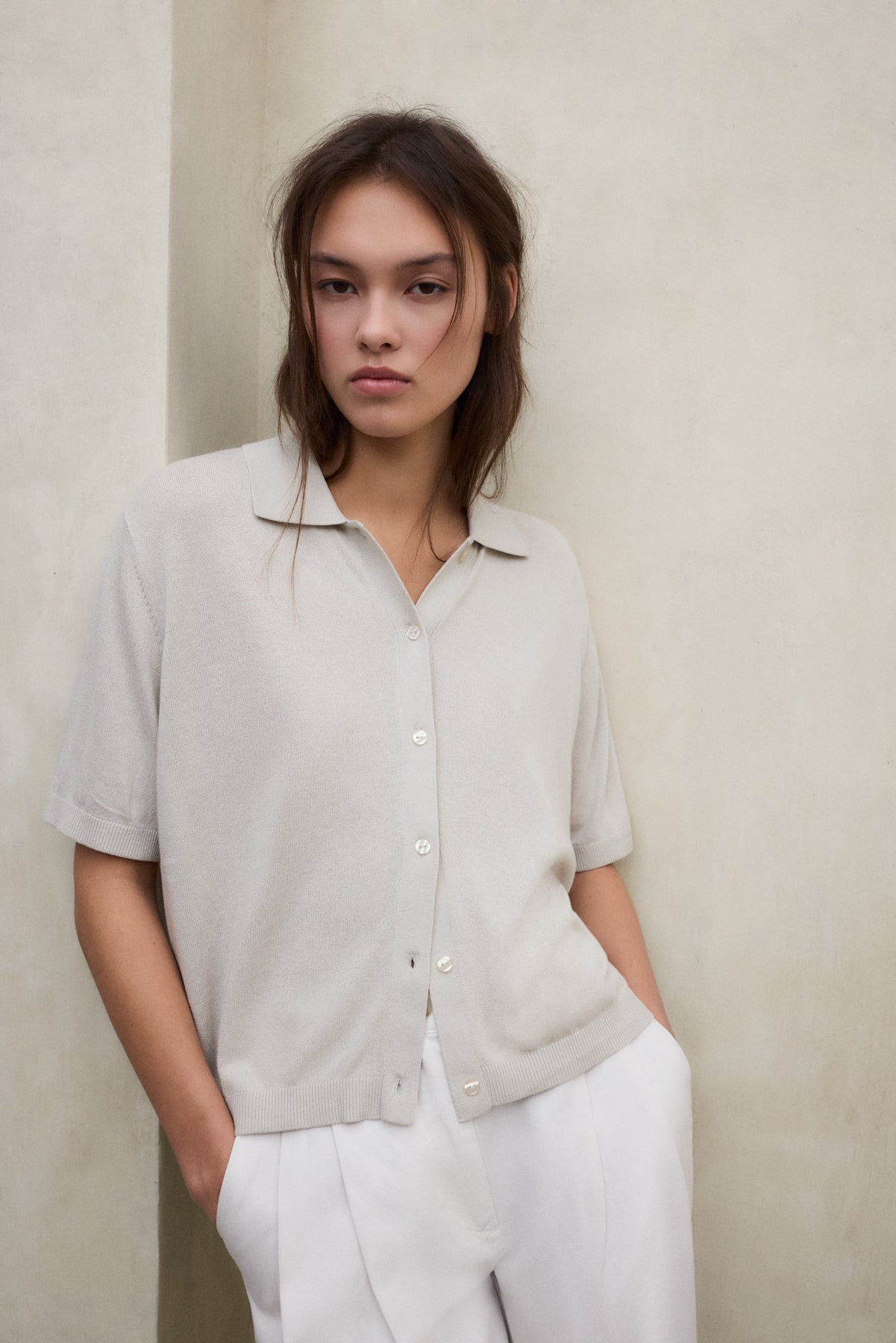 BEIGE JUNIPER SWEATER