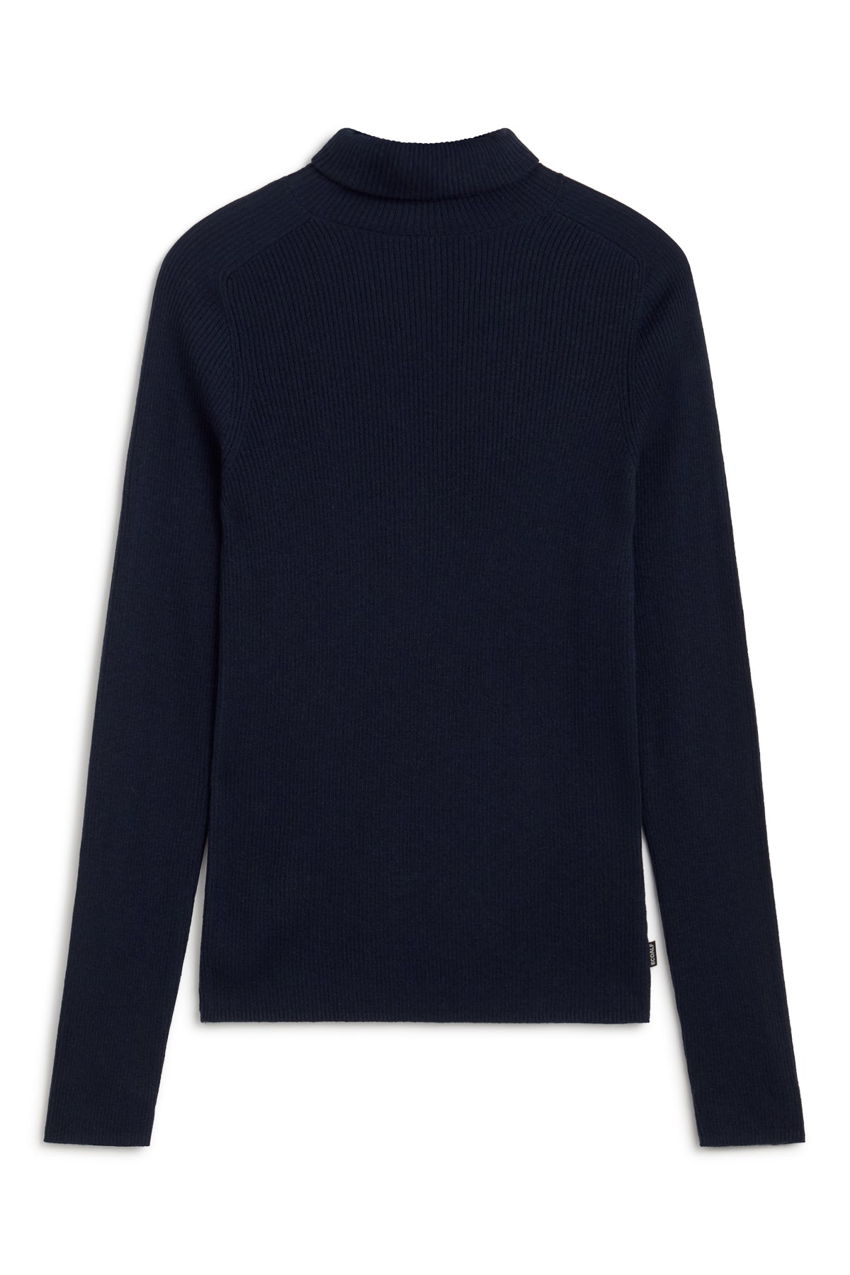 BLUE HIGH COLLAR LILY SWEATER