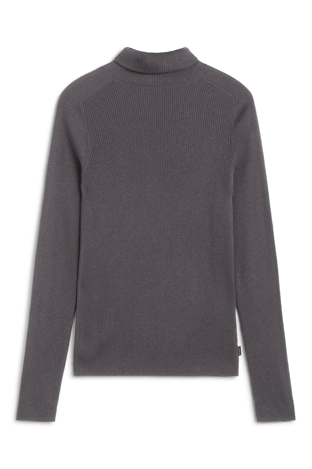 GREY HIGH COLLAR LILY SWEATER