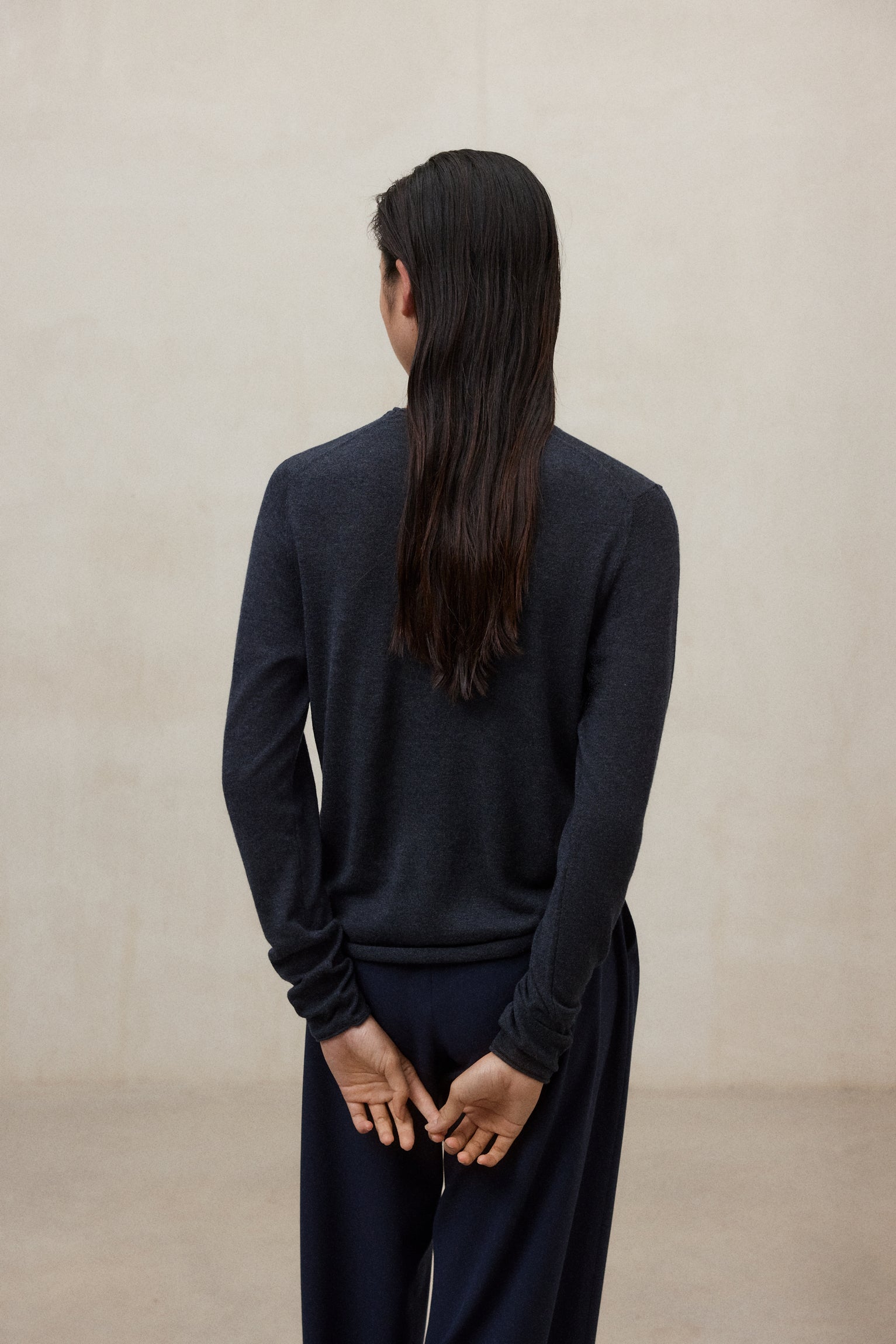 DARK GREY MILO SWEATER