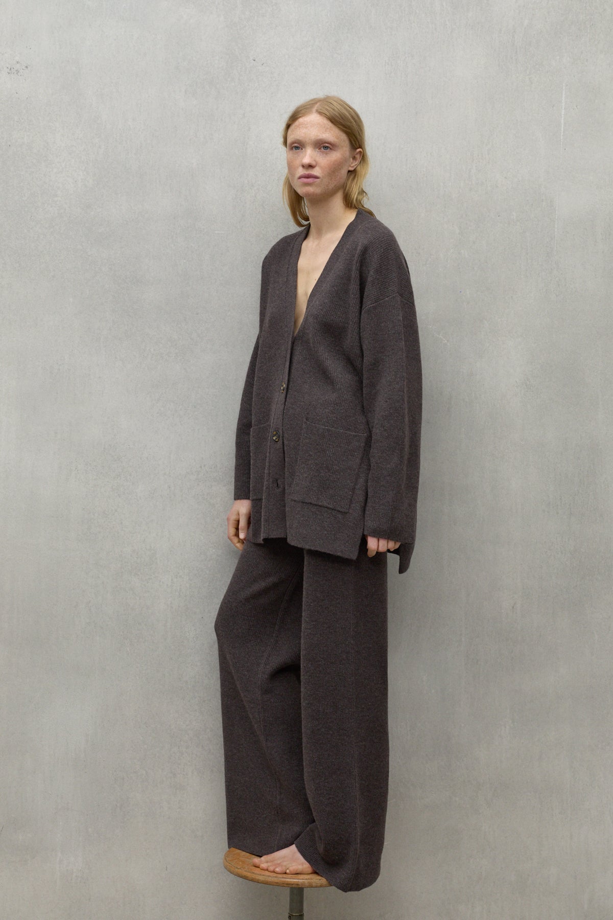 PULLOVER NIM DUNKELBRAUN