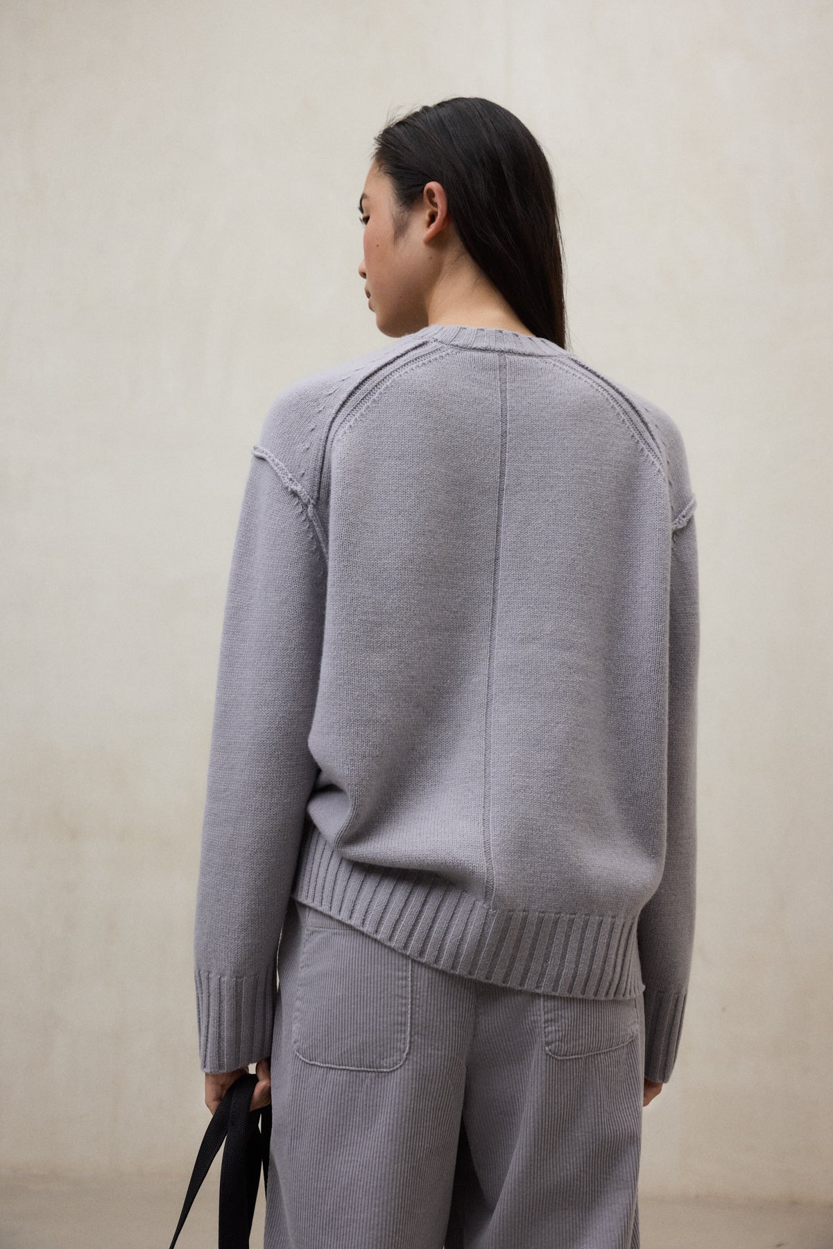 PURPLE MOCAN SWEATER