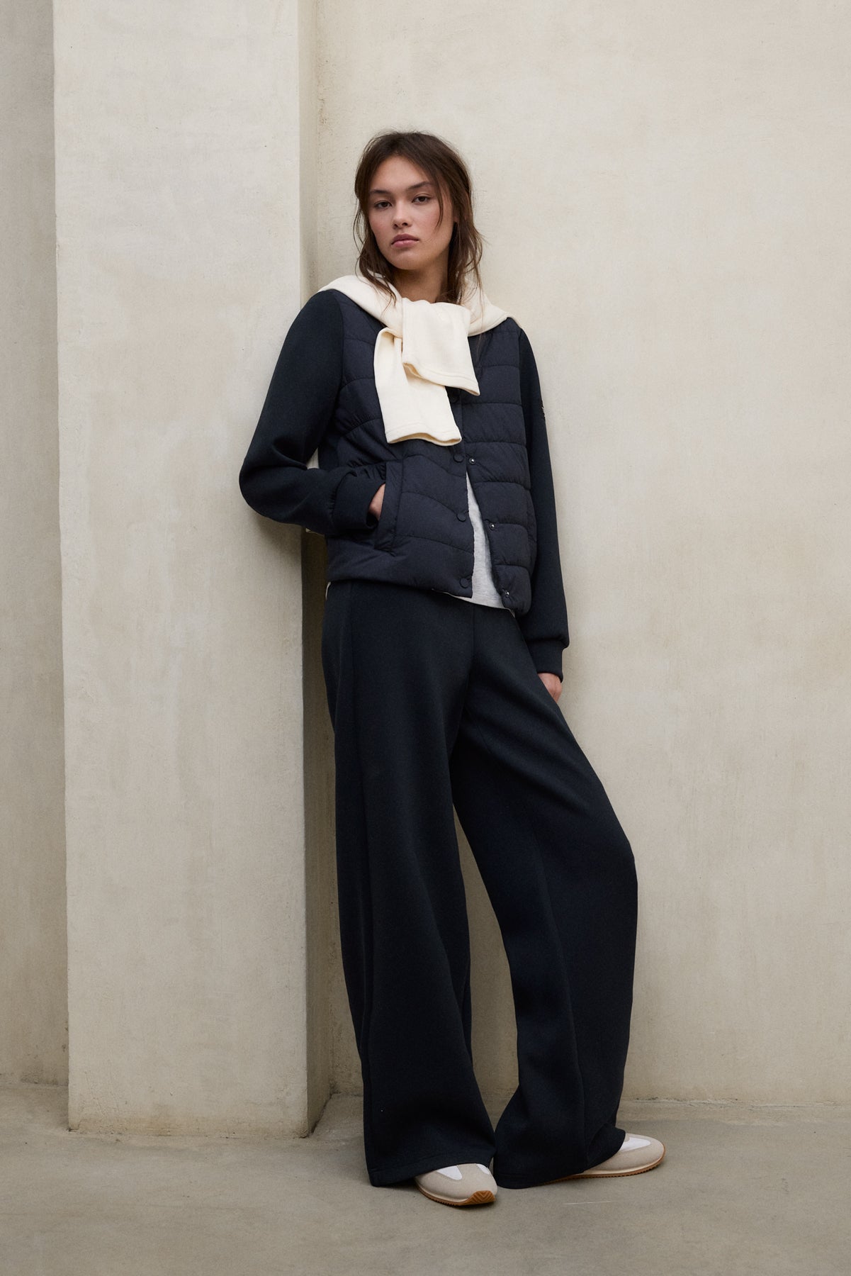 NAVY BLUE ARDA TROUSERS