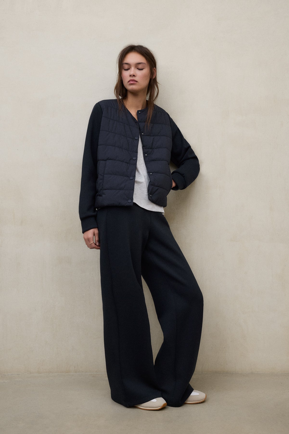 NAVY BLUE ARDA TROUSERS