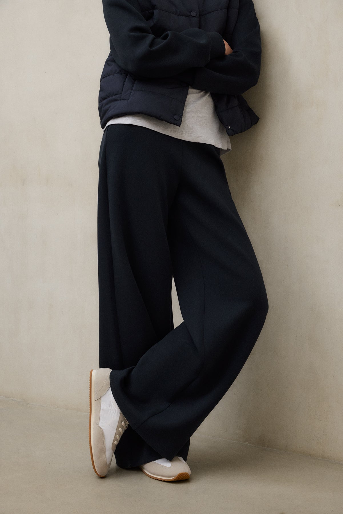 NAVY BLUE ARDA TROUSERS
