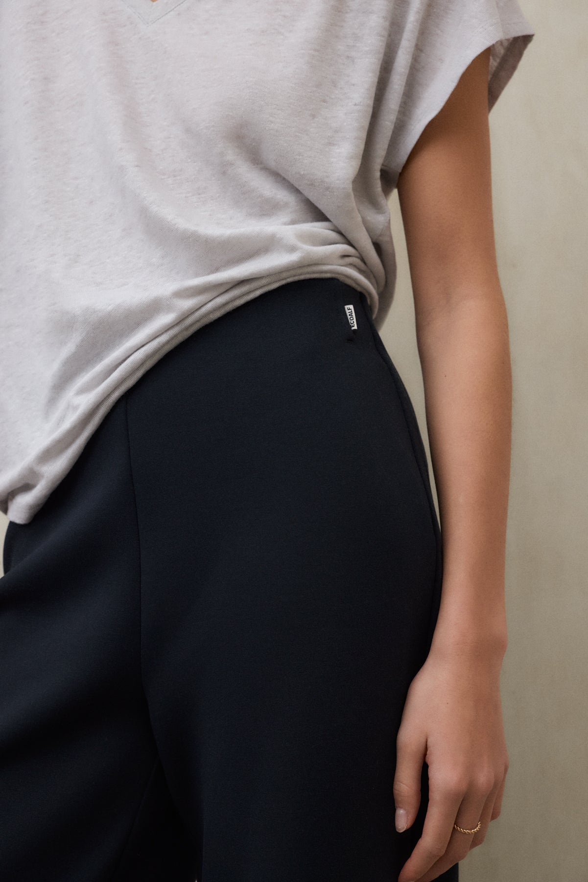 NAVY BLUE ARDA TROUSERS