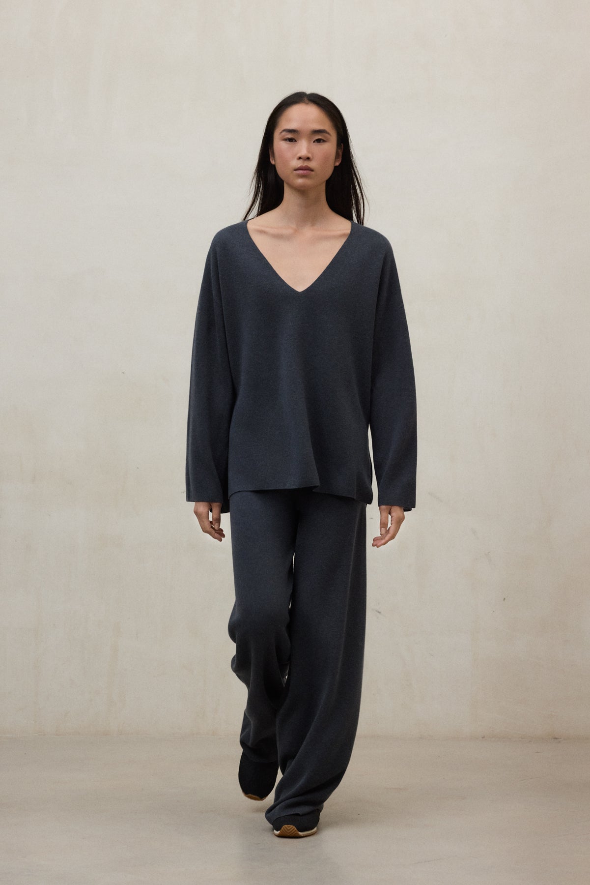 BLUE CABRIL TROUSERS