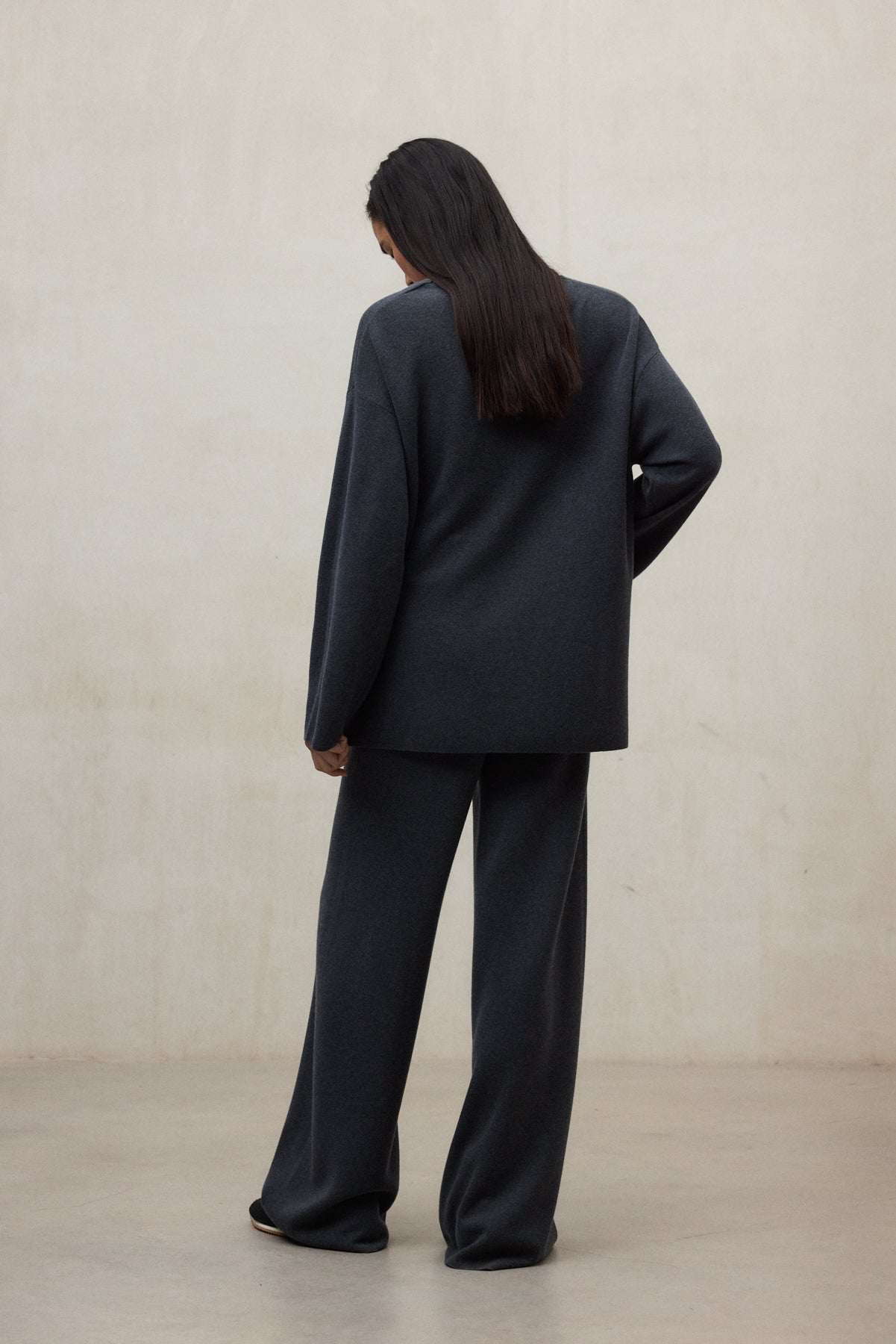 BLUE CABRIL TROUSERS