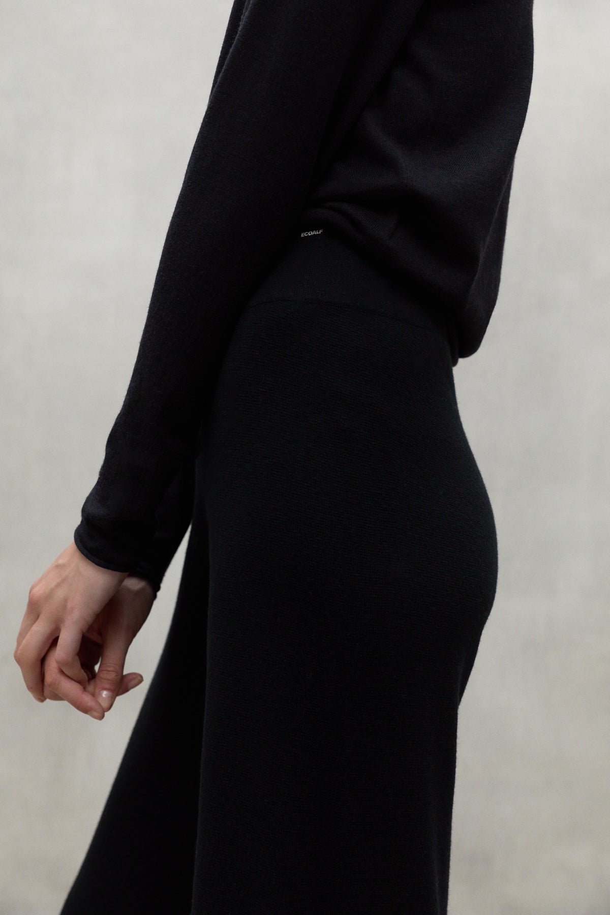 BLACK CABRI TROUSERS