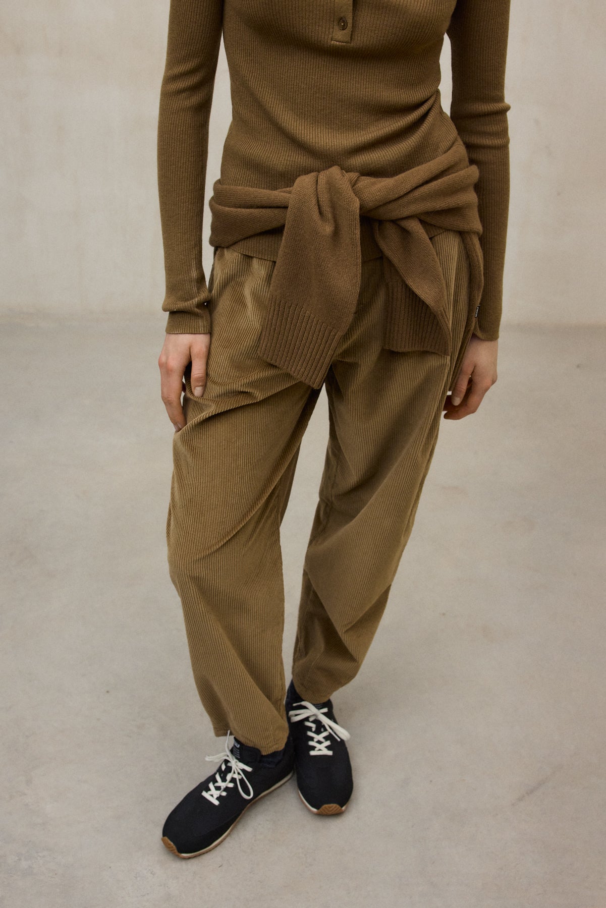 PANTALON FIORA MARRON