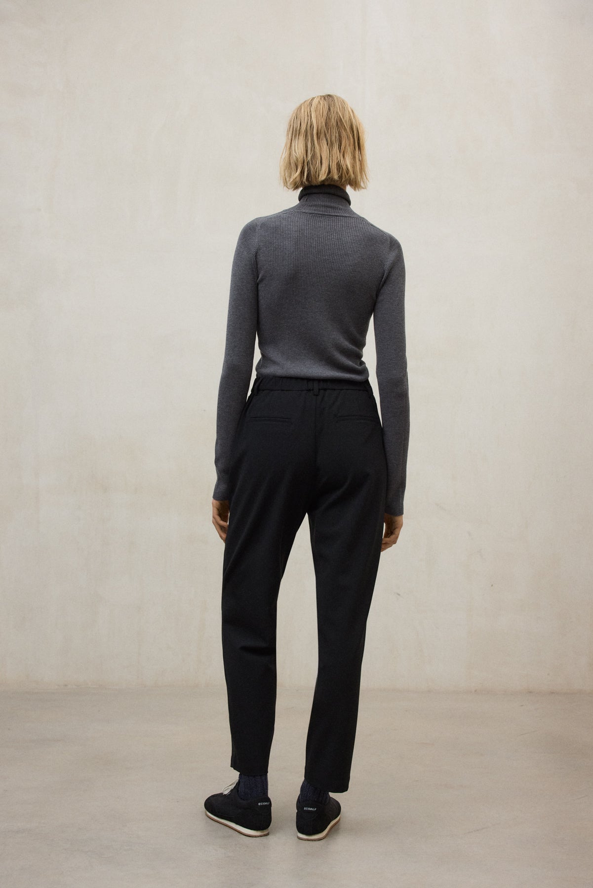 BLACK GALIA TROUSERS