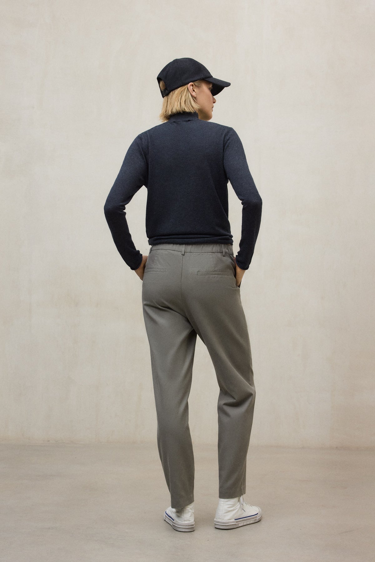 BEIGE GALIA TROUSERS