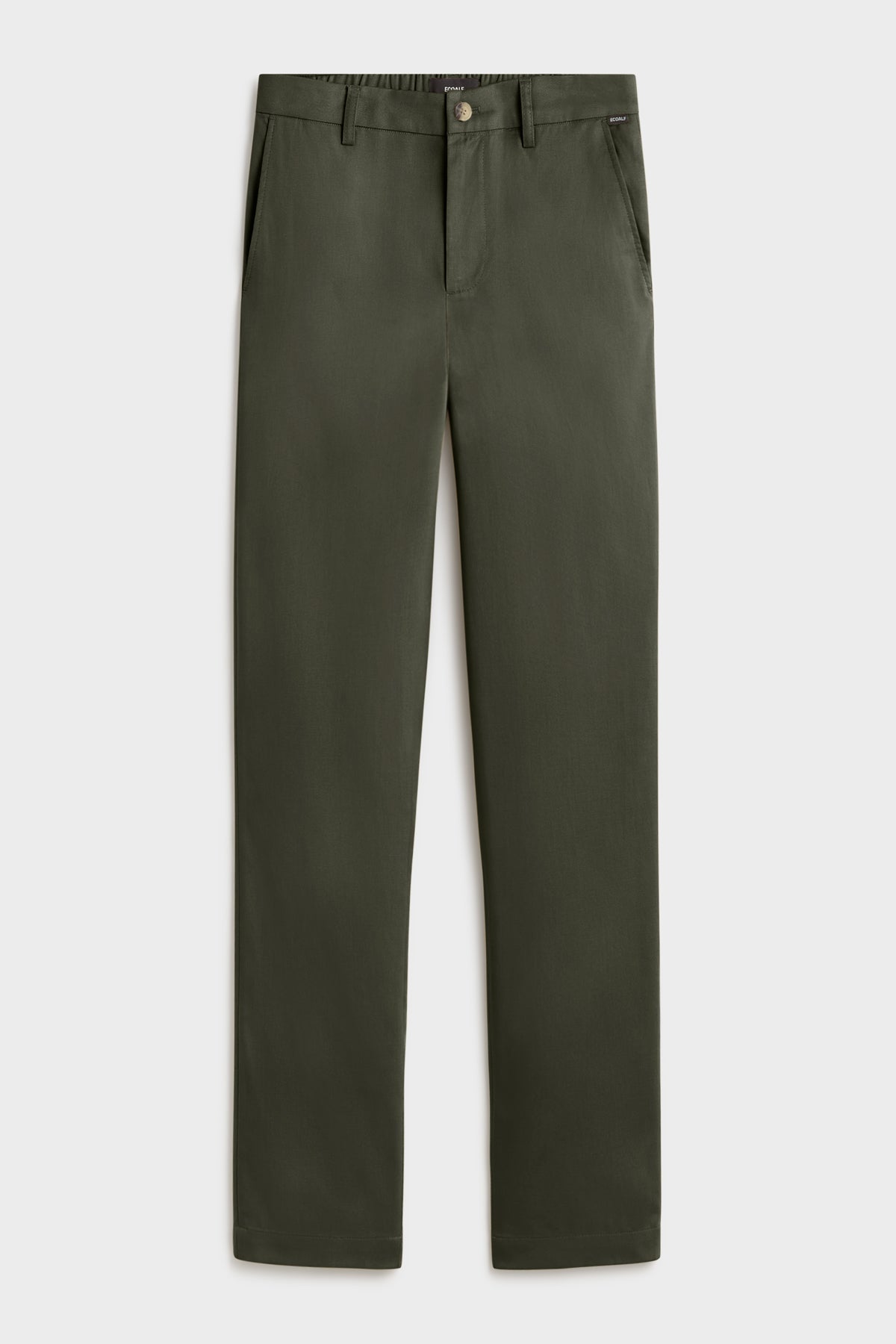GREEN TECHNICAL COTTON GALIA TROUSERS
