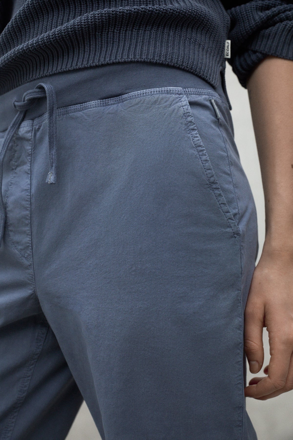 DARK GREY GANGES TROUSERS