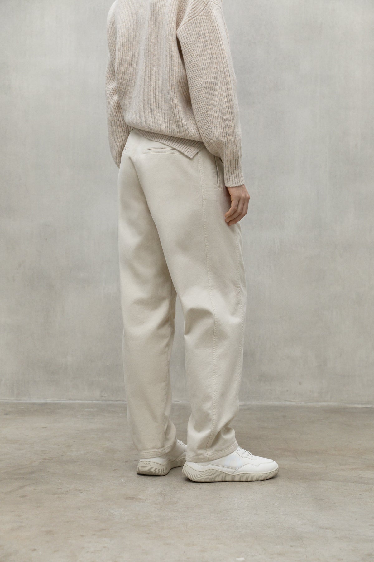 LIGHT BEIGE JERTE TROUSERS
