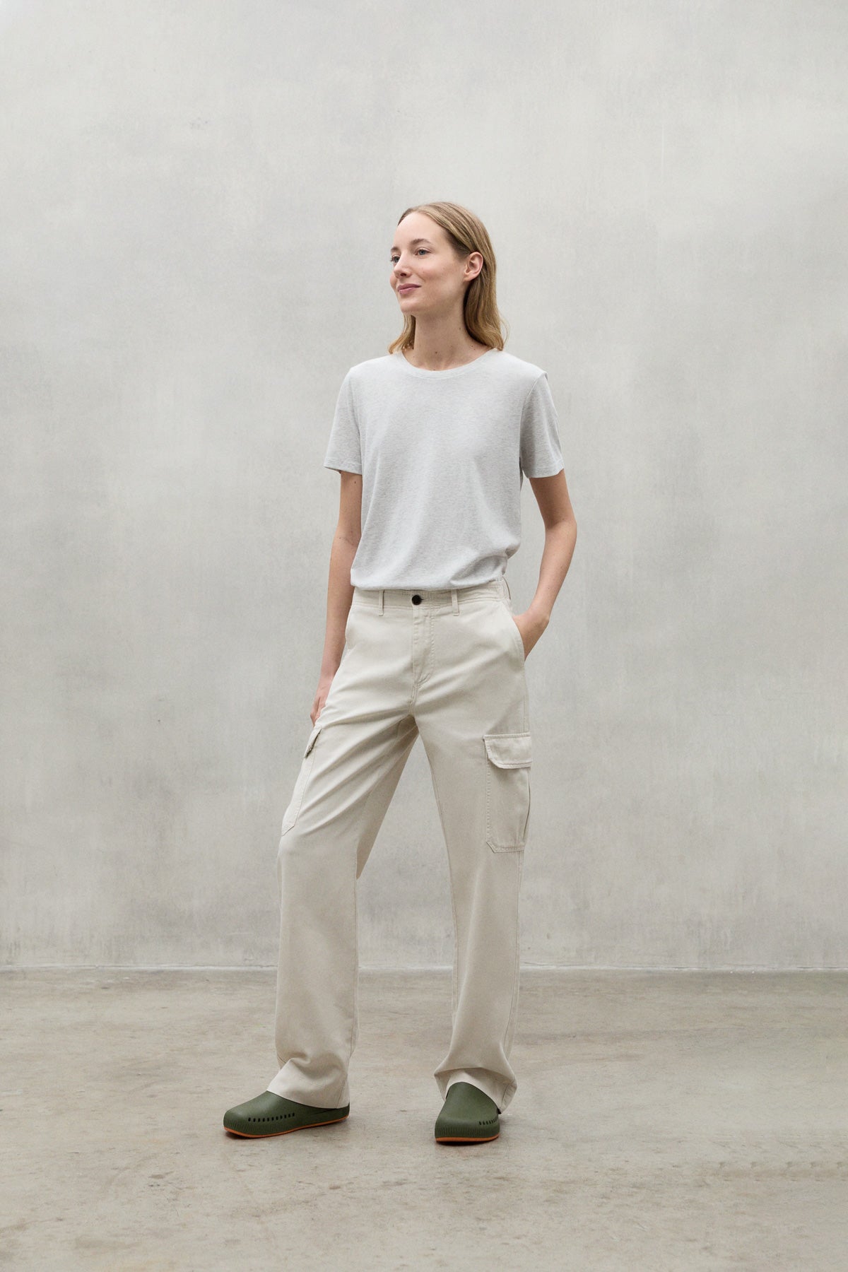 BEIGE MARY TROUSERS