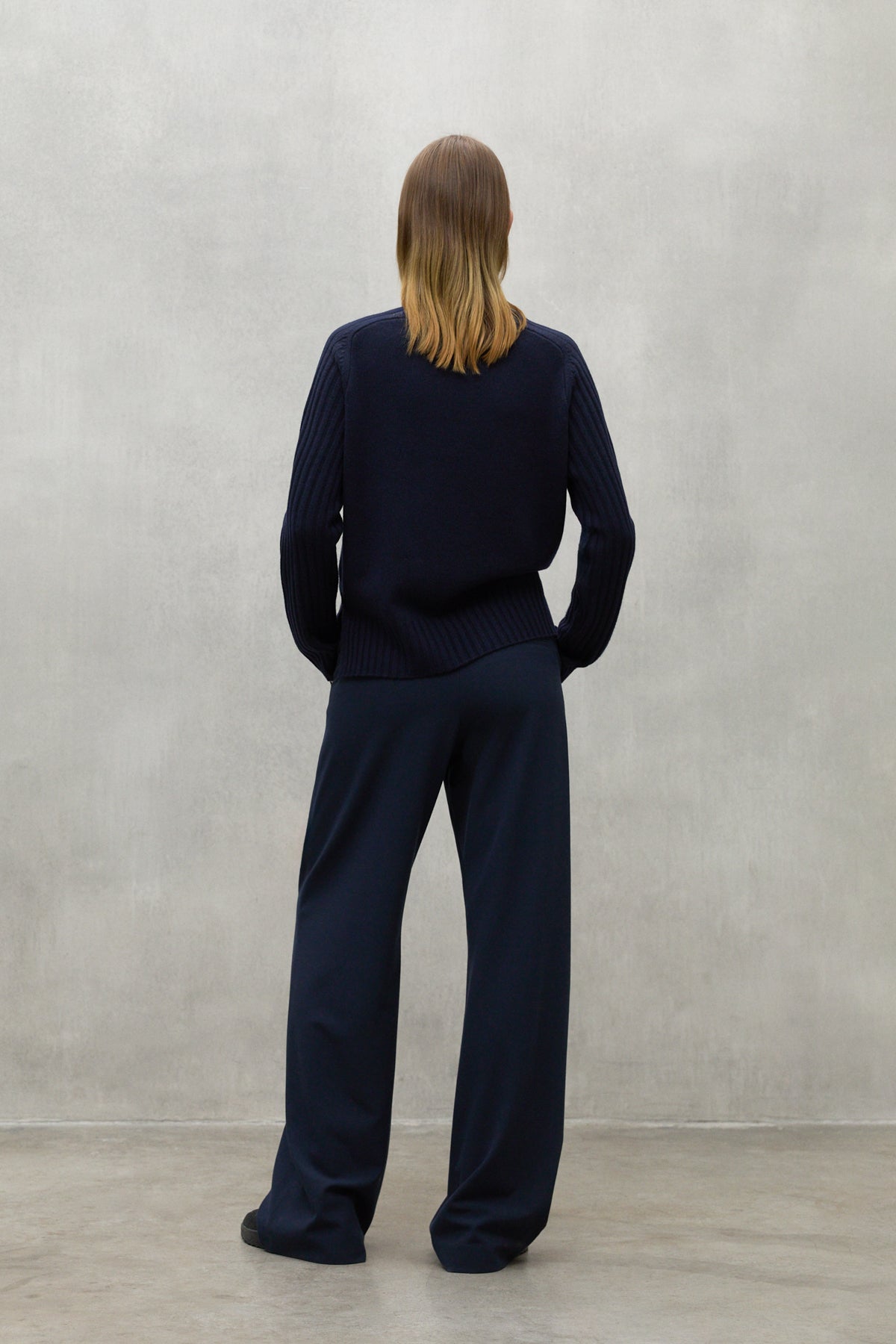 NAVY BLUE MIEL TROUSERS