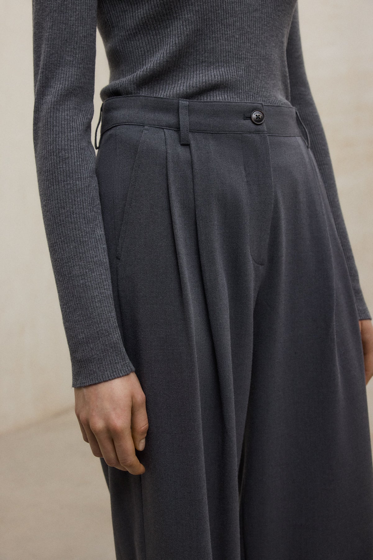 DARK GREY MIEL TROUSERS