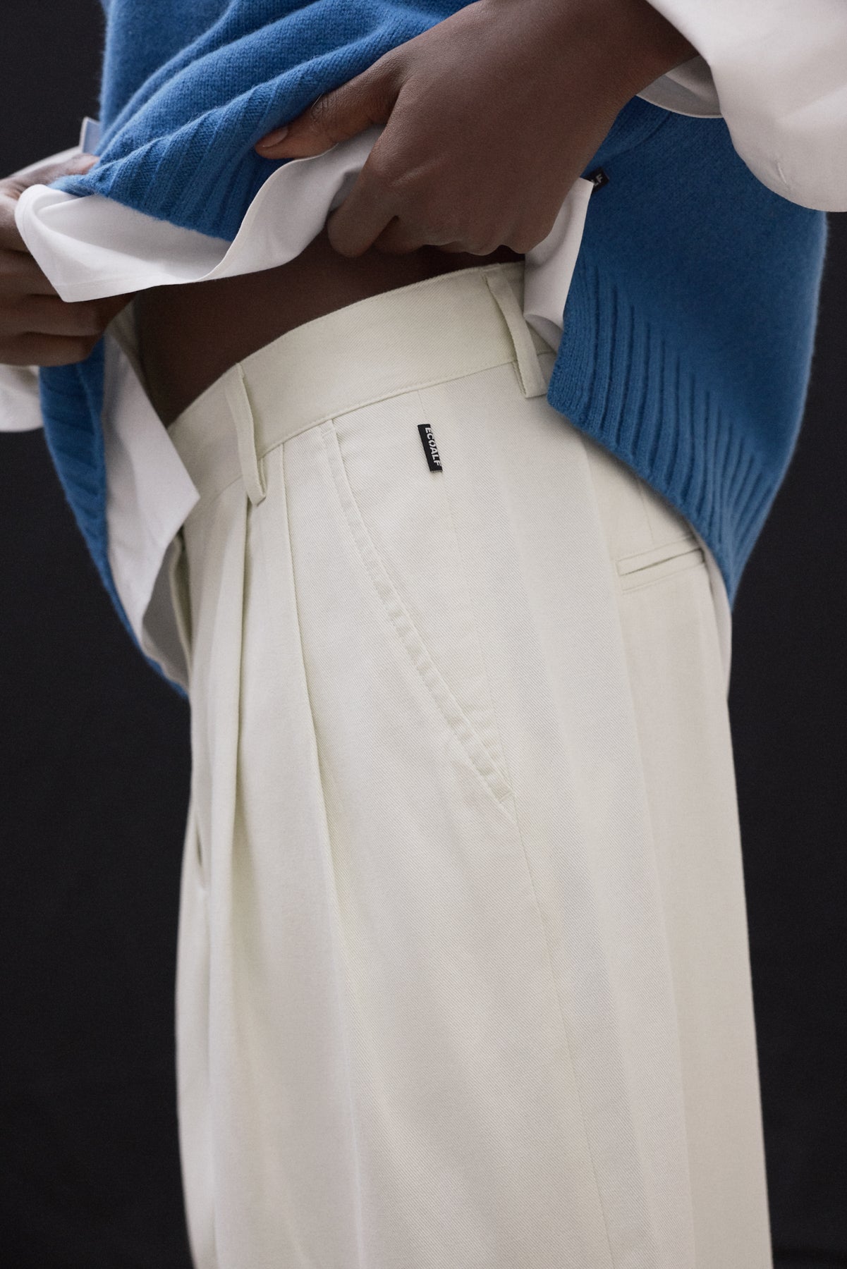TECHNISCHE BAUMWOLLHOSE HONIGWEISS