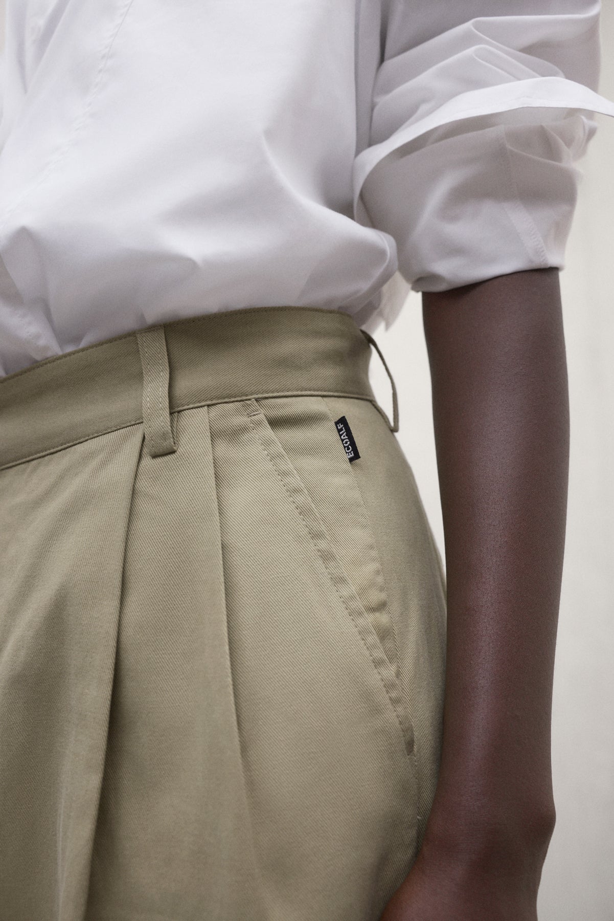 CAMEL COTTON MIEL TROUSERS