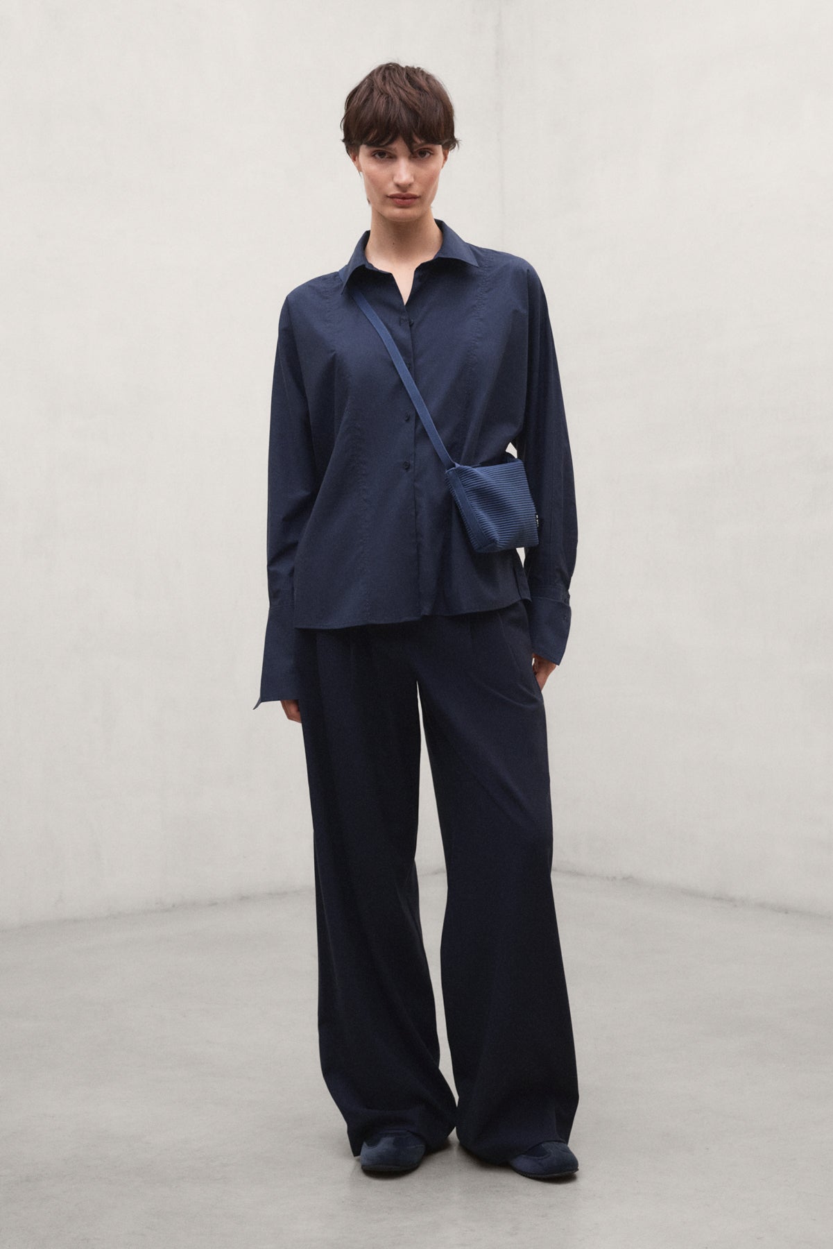 PANTALÓN MIEL AZUL MARINO