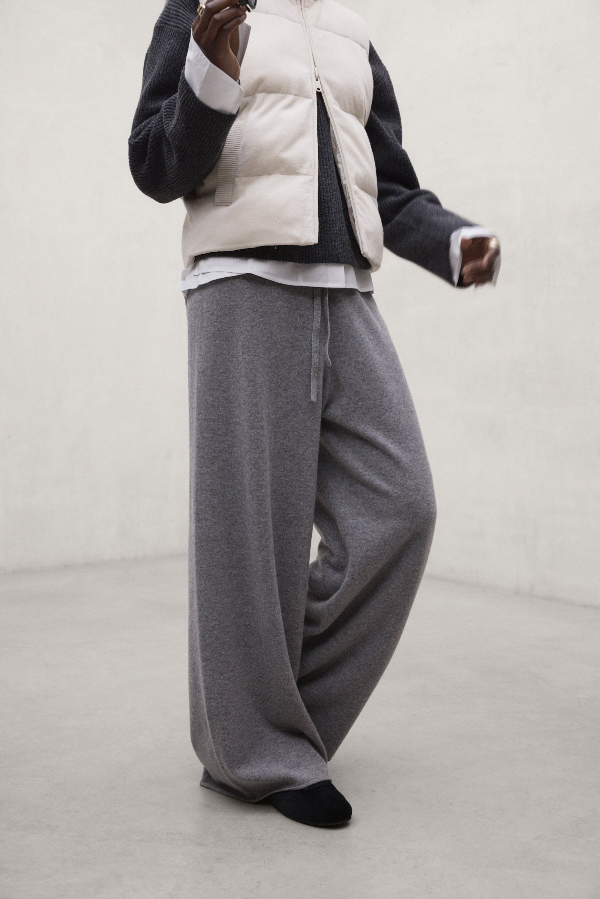 GREY MILLAN TROUSERS