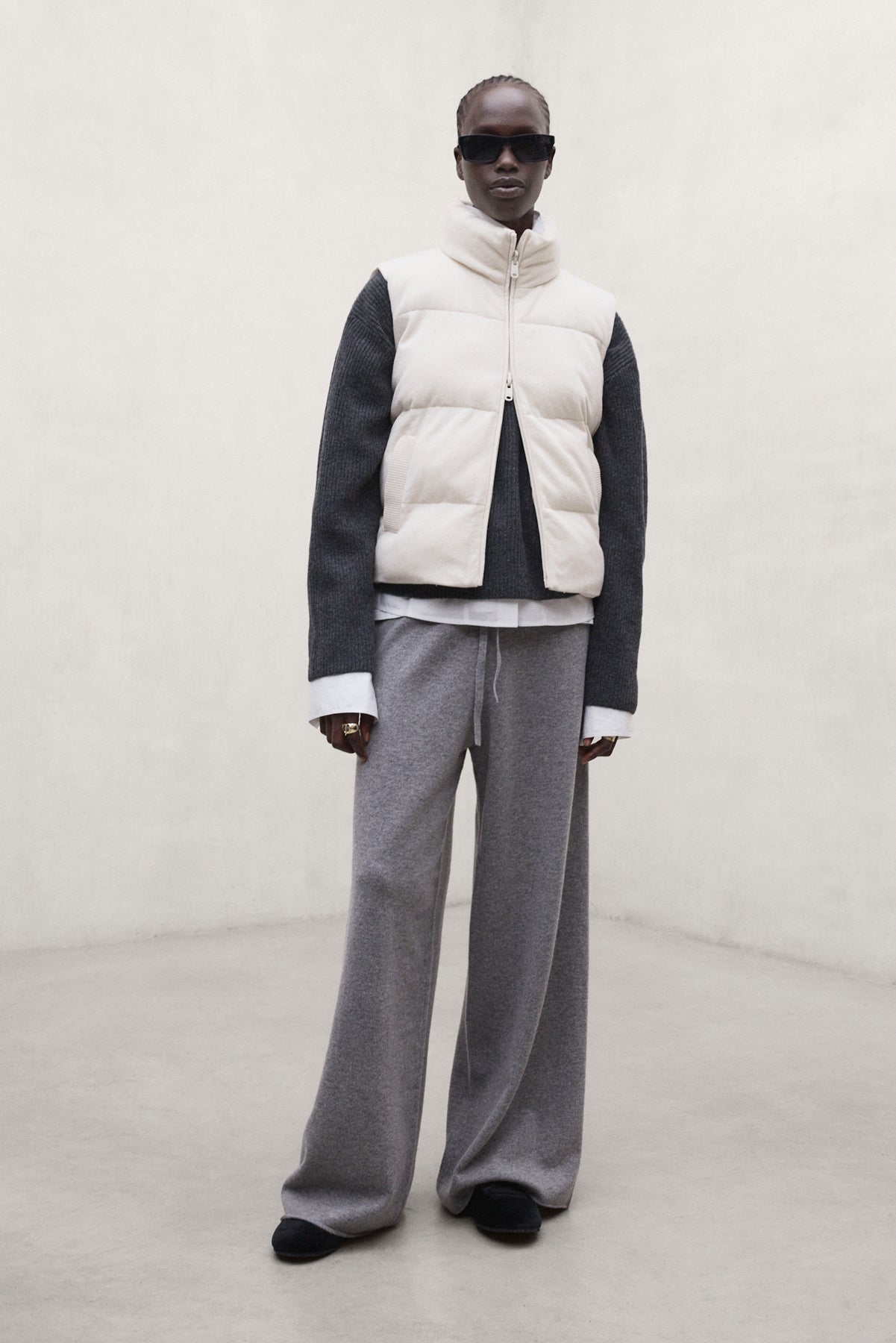 GREY MILLAN TROUSERS