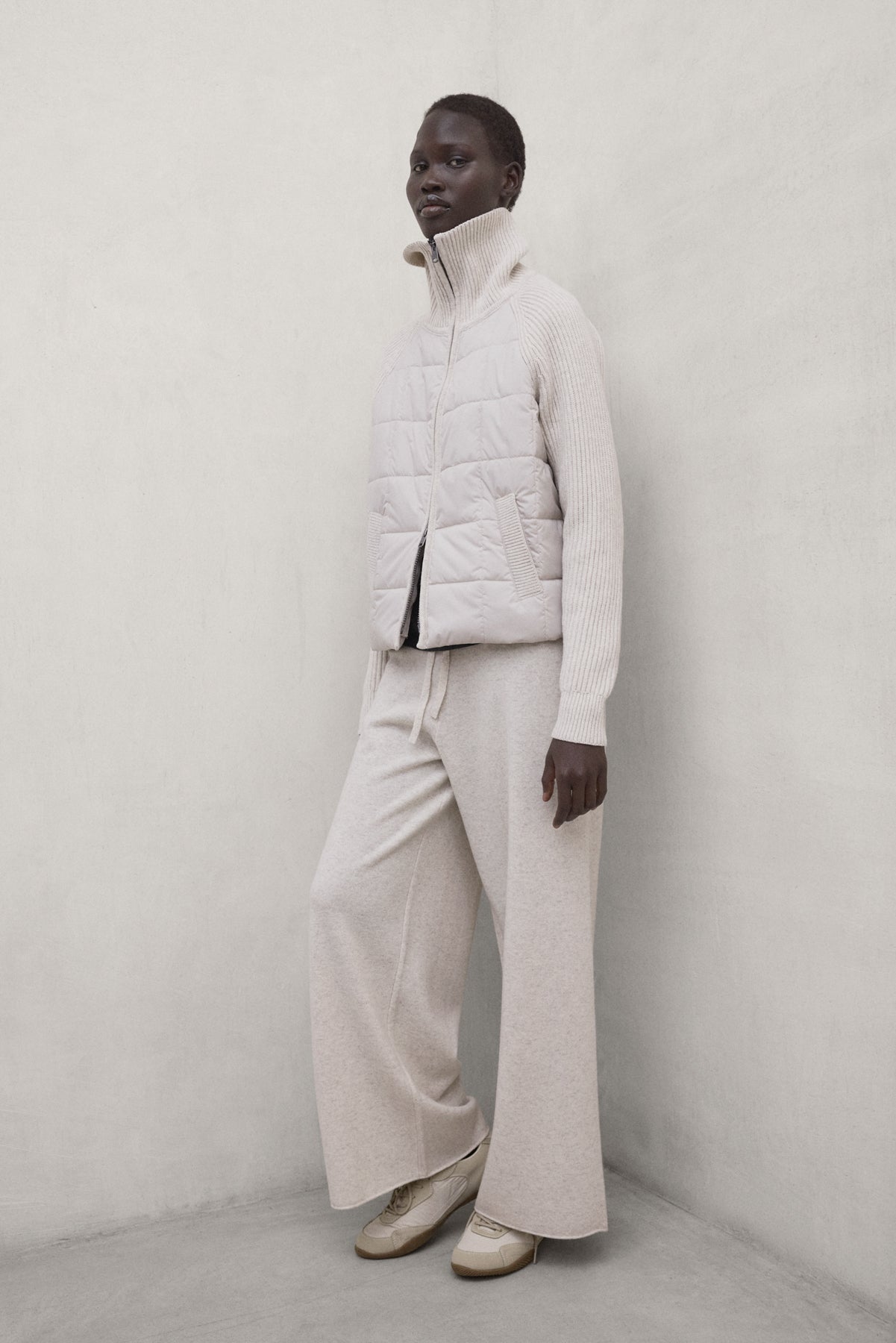 BEIGE MILLAN TROUSERS