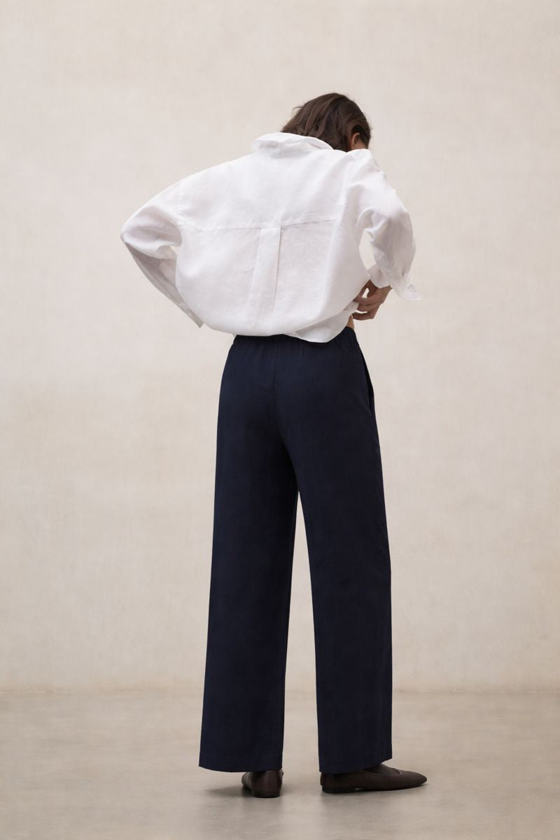 HOSE MOSS MARINEBLAU