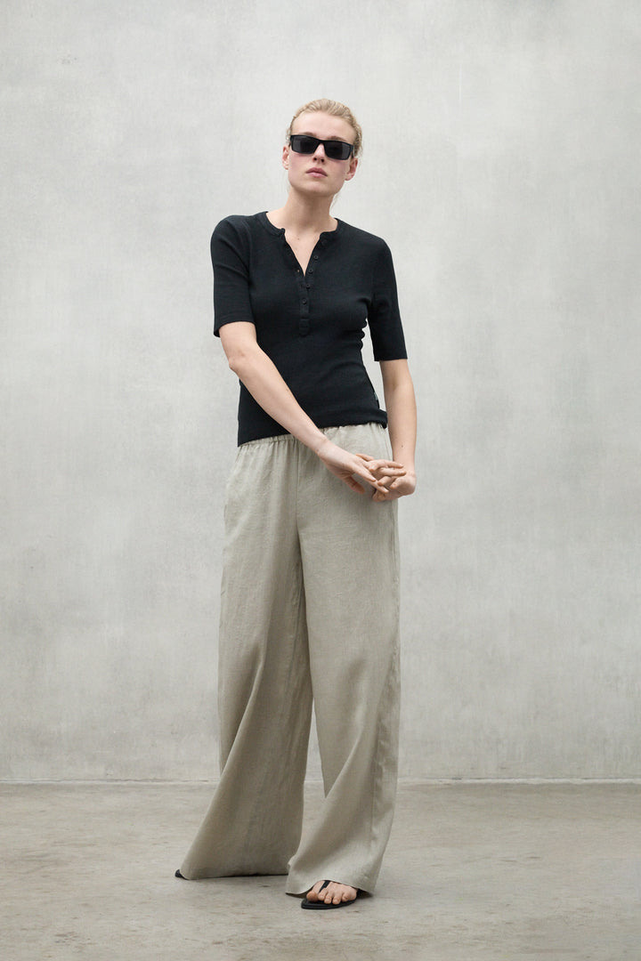 BEIGE MOSSI TROUSERS