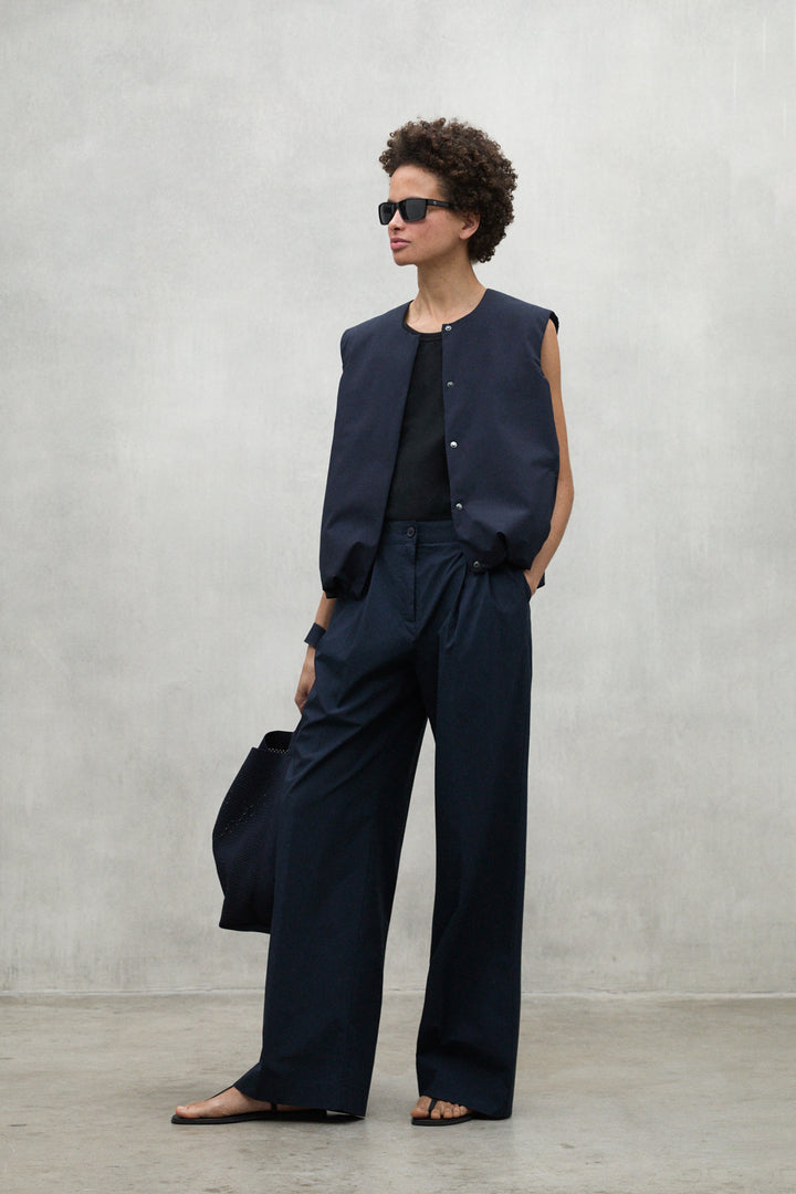 NAVY BLUE ONIAR TROUSERS
