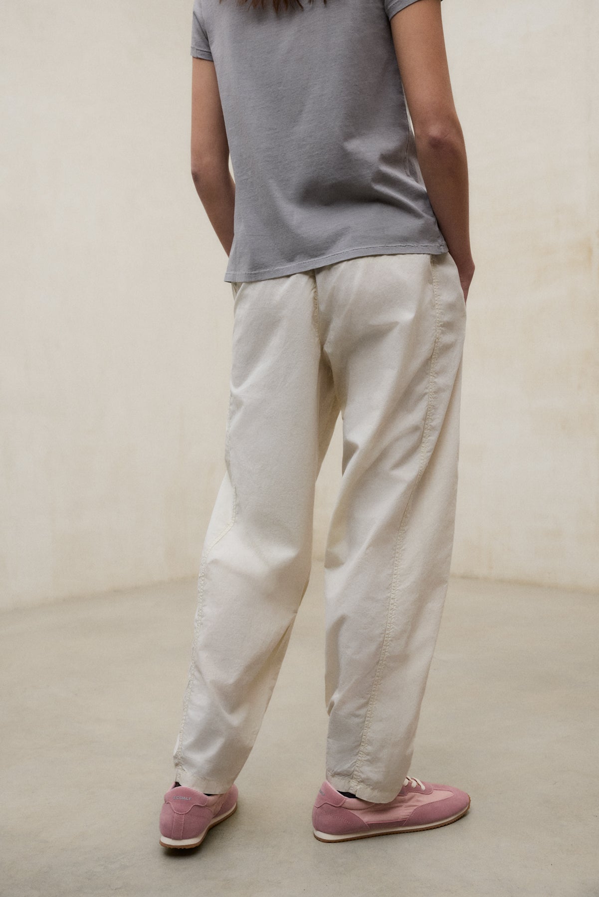 BEIGE RIPOLL TROUSERS