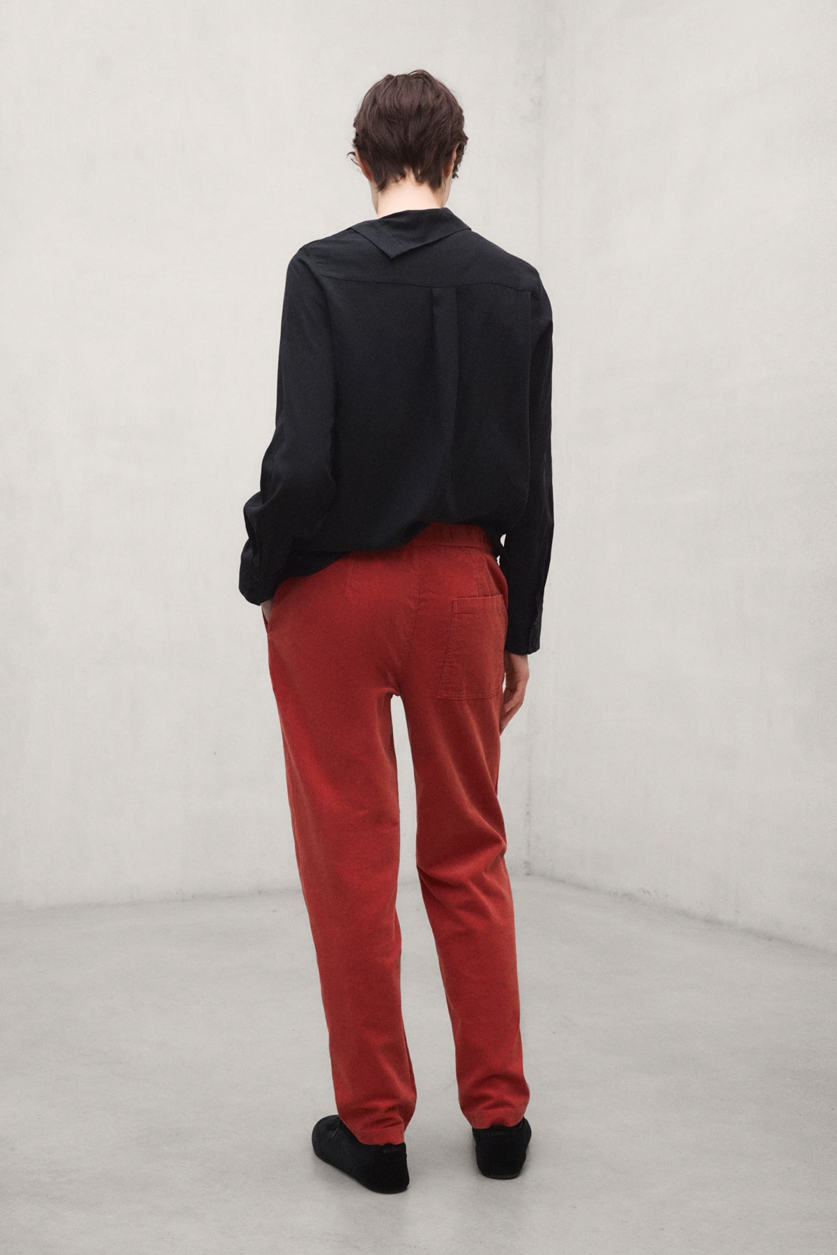 PANTALÓN PANA SANZ NARANJA