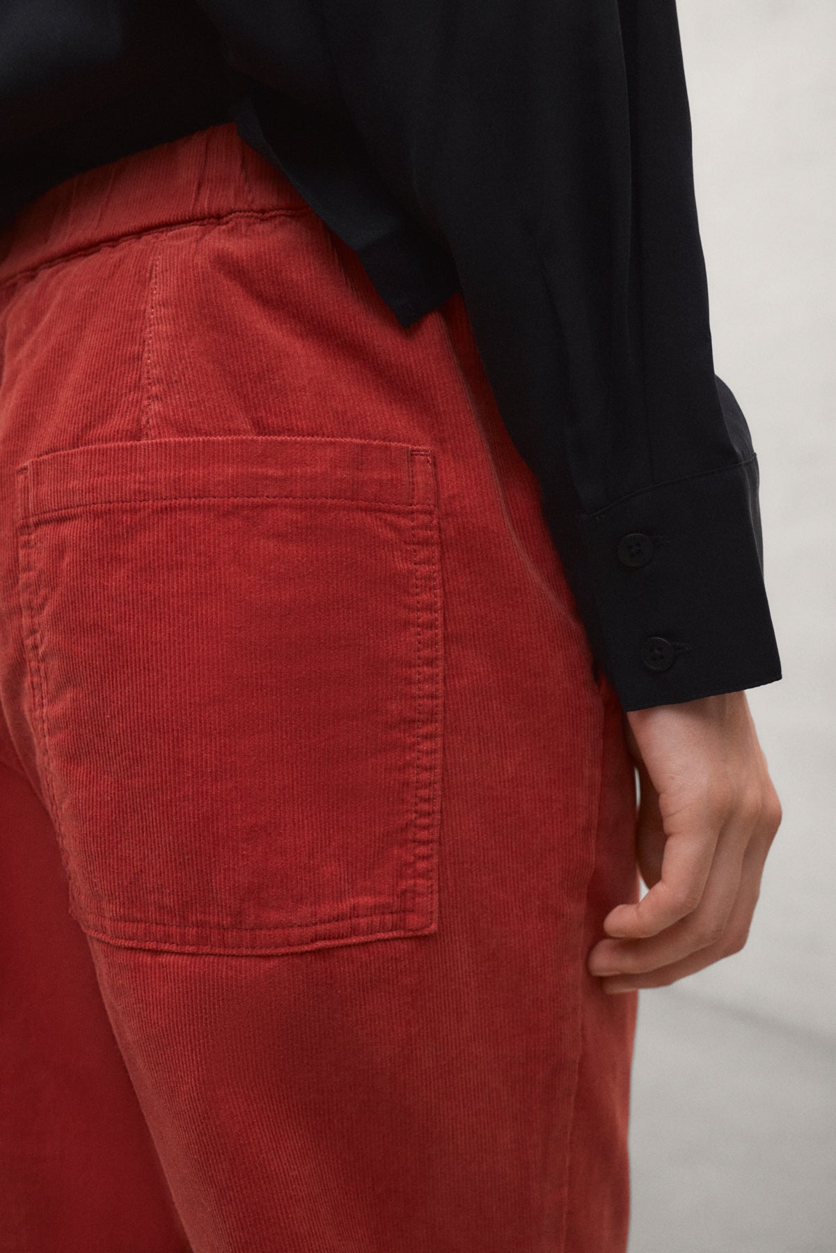 PANTALÓN PANA SANZ NARANJA