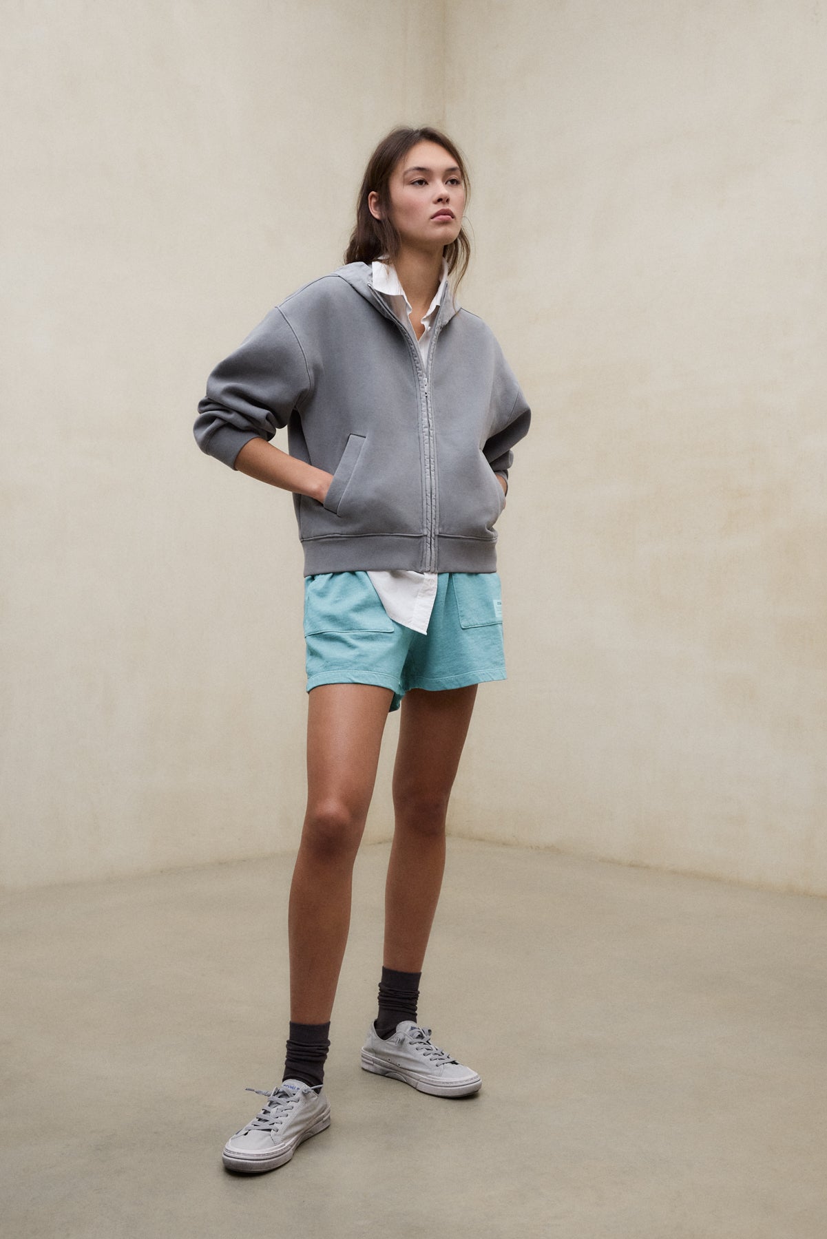 SHORTS NESS BLEU