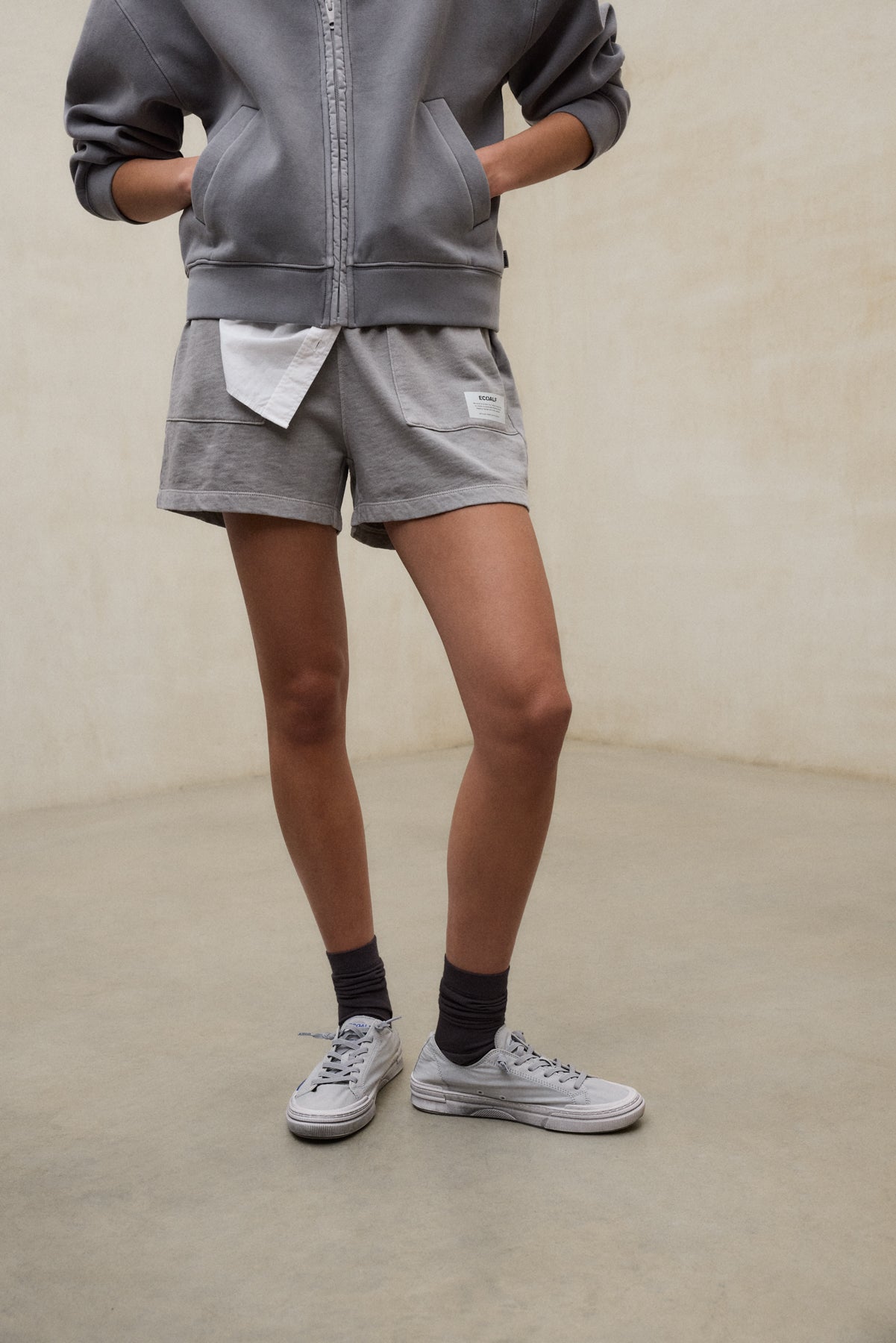 DARK GREY NESS SHORTS