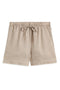 PANTALONCINI IN Lino YERA BEIGE