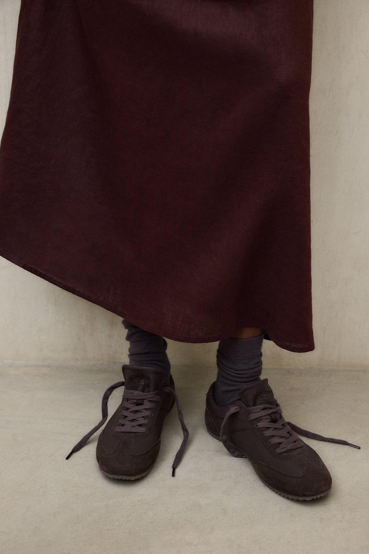 BROWN BETH SKIRT