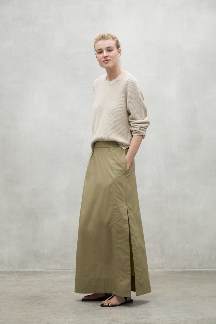 KHAKI INES SKIRT