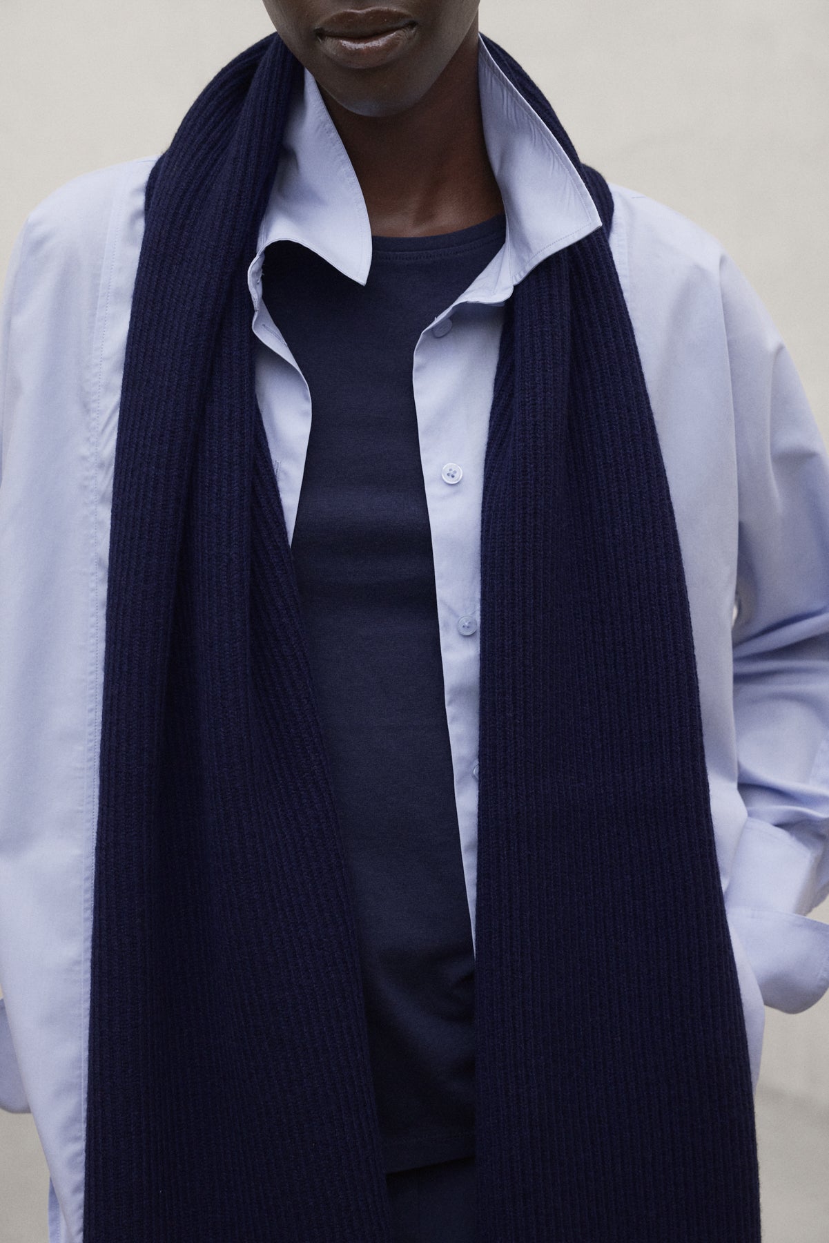 CHEMISE CRESPO BLEUE