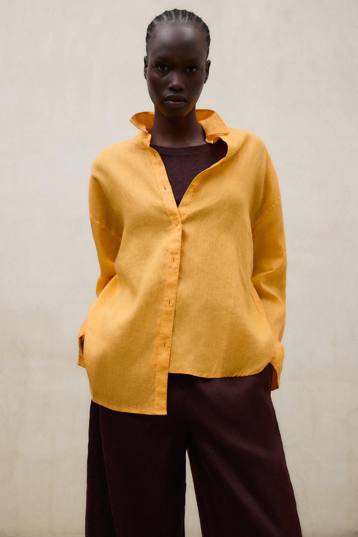 CAMISA DARIA NARANJA